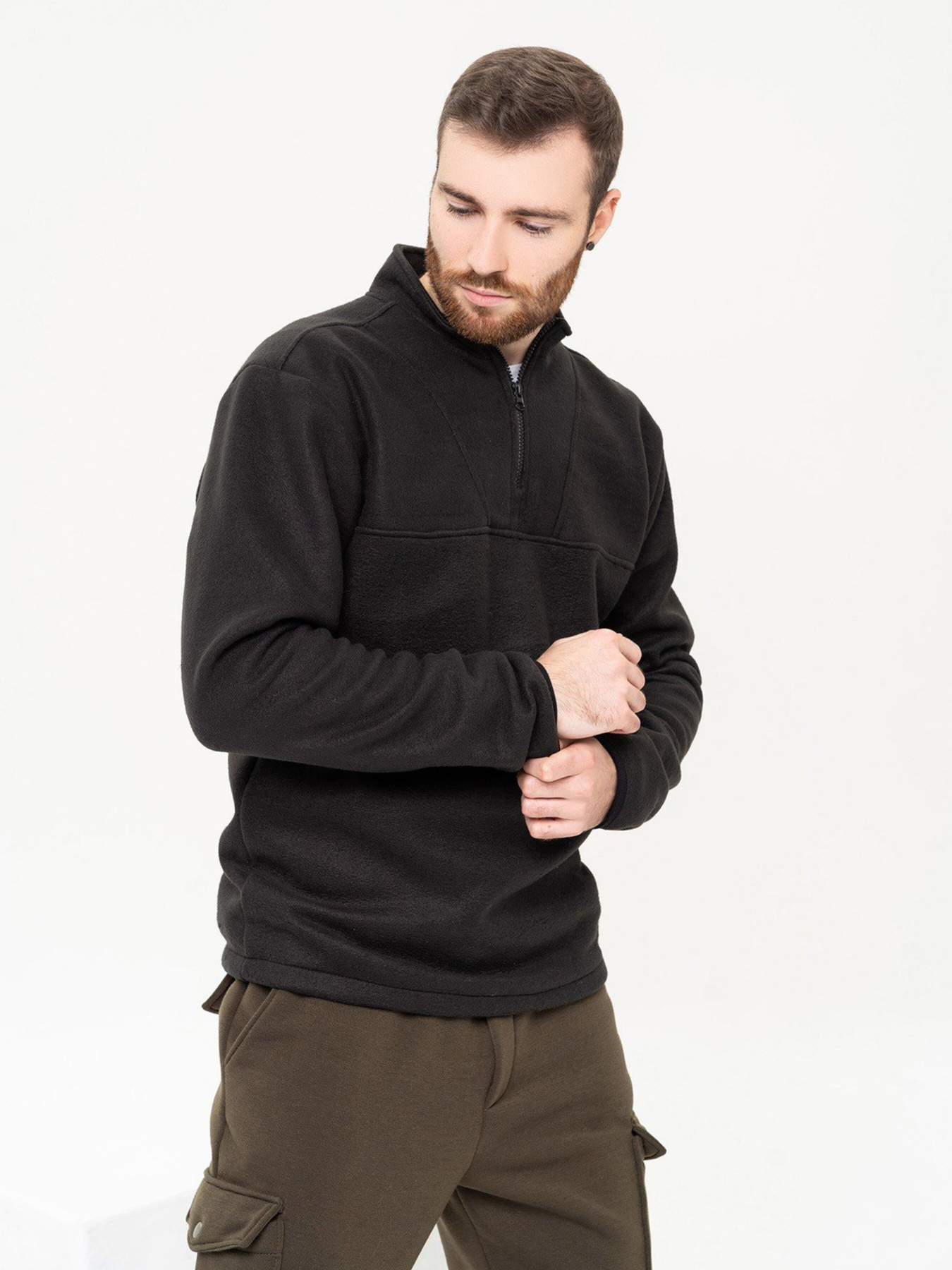 Кофта ISSA Plus модель GN-513_black Фото