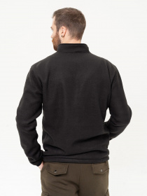 Кофта ISSA Plus модель GN-513_black Кофта ISSA Plus модель GN-513_black Фото