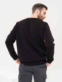 Світшот ISSA Plus модель GN-514_black Світшот ISSA Plus модель GN-514_black Фото