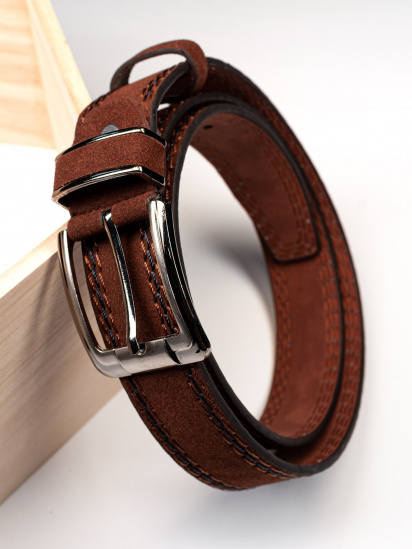 Ремінь ISSA Plus модель R1-59_darkbrown — фото 3 - INTERTOP