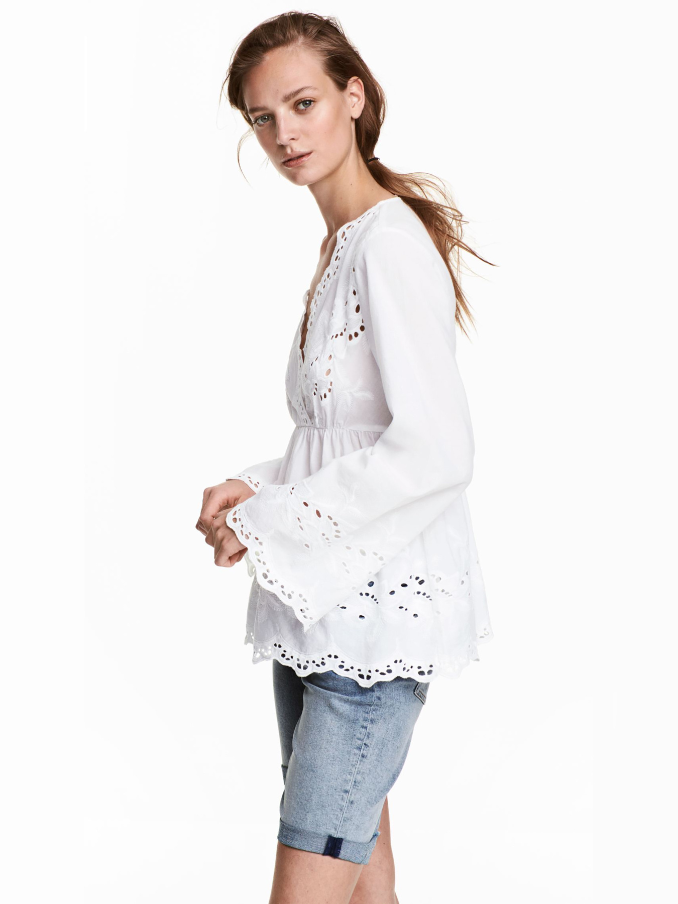 Шорты джинсовые H&M модель 64070 Фото