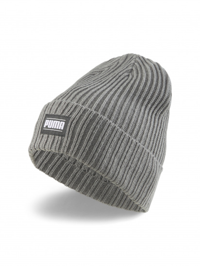 Шапка PUMA Ribbed Classic Cuff Beanie модель 024038 - фото