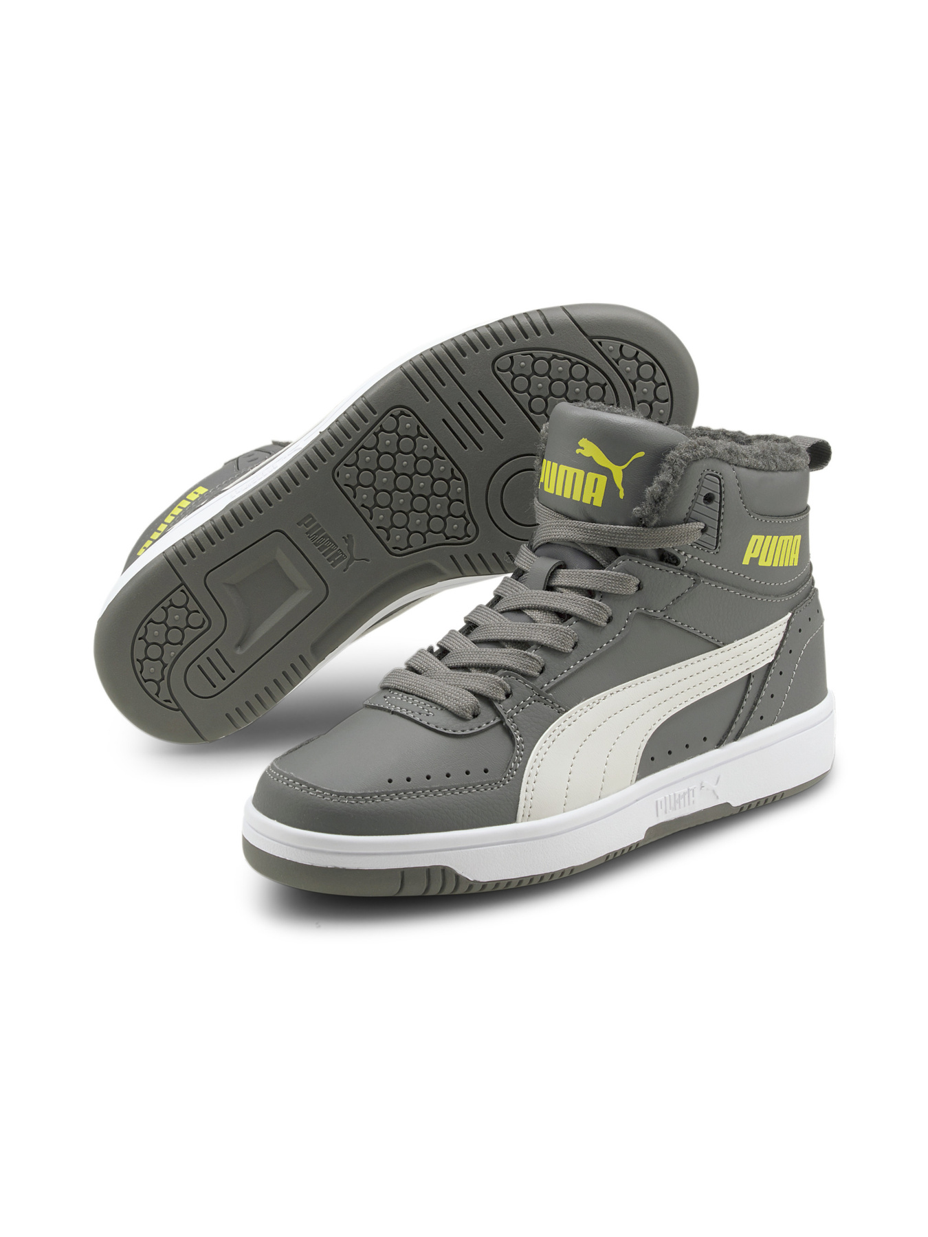 Кеди високі PUMA Rebound Joy Fur Jr модель 375477 Фото