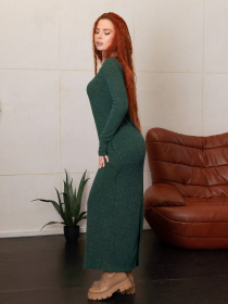 Сукня максі ISSA Plus модель 13661_green Фото