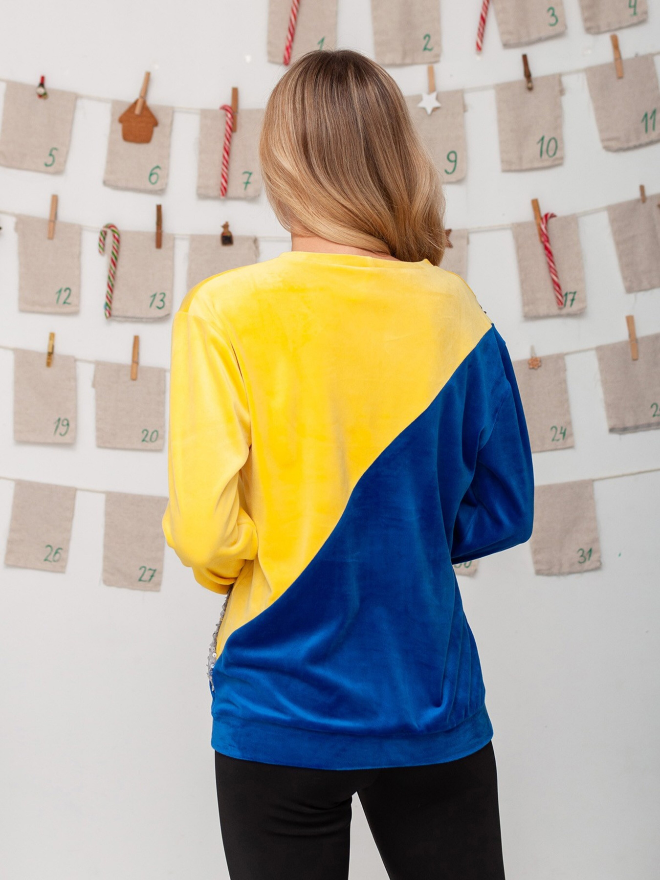 Свитшот ISSA Plus модель 13665_yellowblue Фото