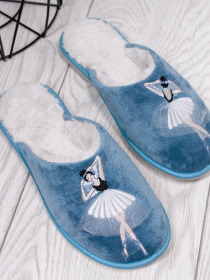 Капці ISSA Plus модель OB3-16_blue Капці ISSA Plus модель OB3-16_blue Фото