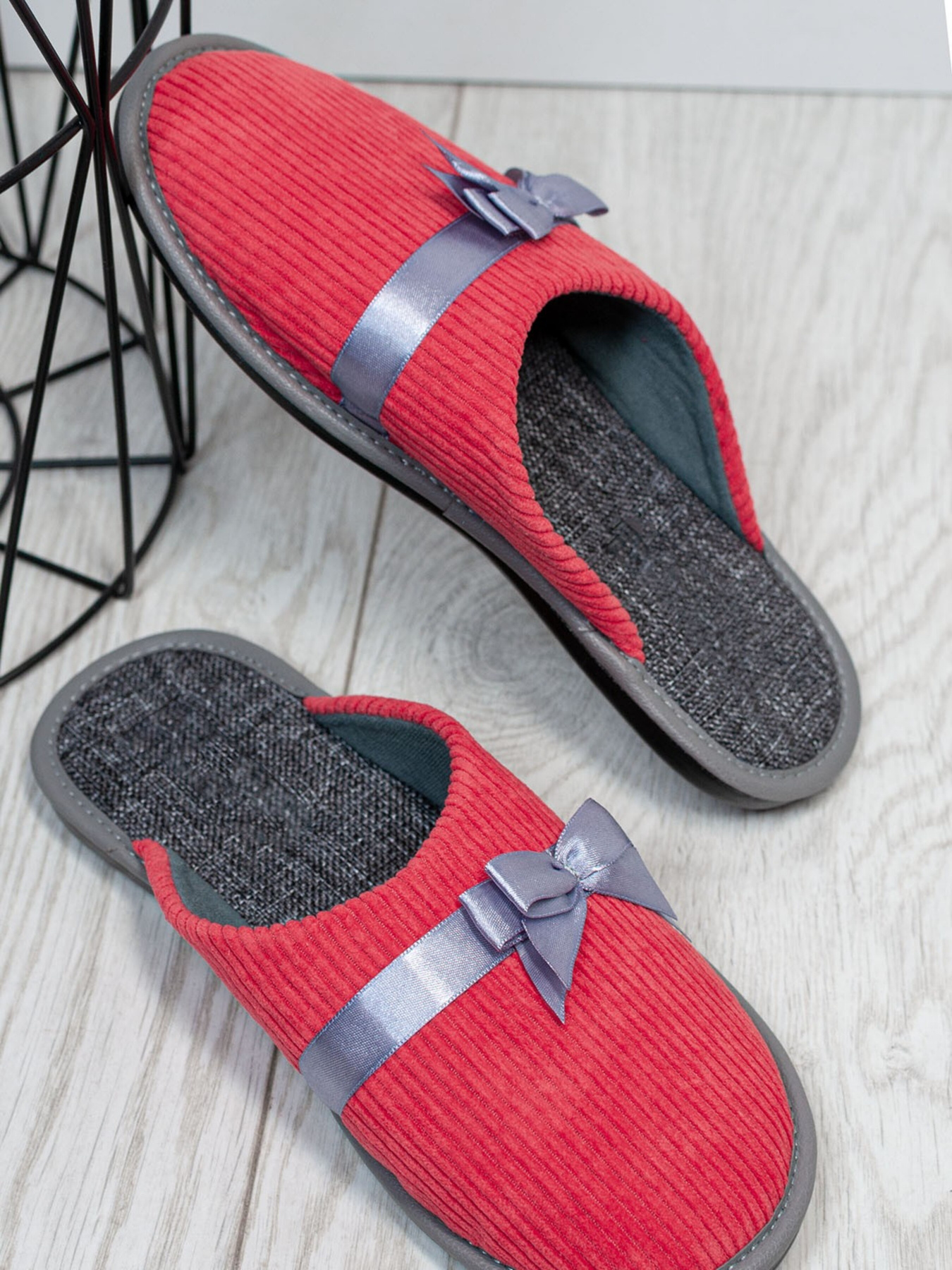 Тапки ISSA Plus модель OB3-17_red Фото