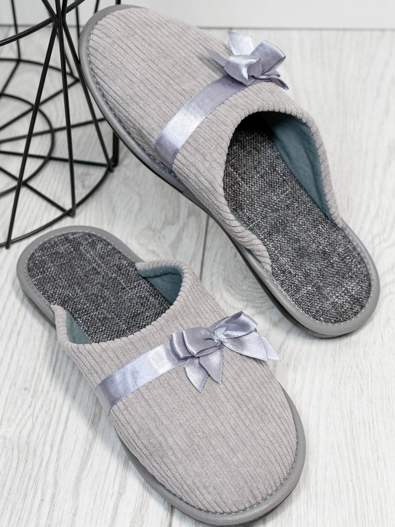 Тапки ISSA Plus модель OB3-17_grey Фото