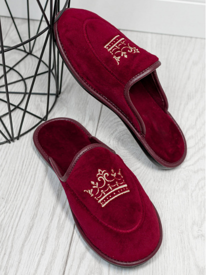 Капці ISSA Plus модель OB3-18_burgundy — фото - INTERTOP