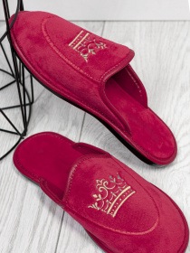 Капці ISSA Plus модель OB3-18_red Капці ISSA Plus модель OB3-18_red Фото