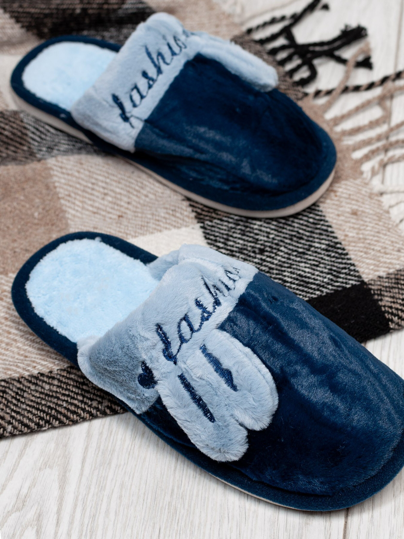 Капці ISSA Plus модель OB3-22_darkblue Фото