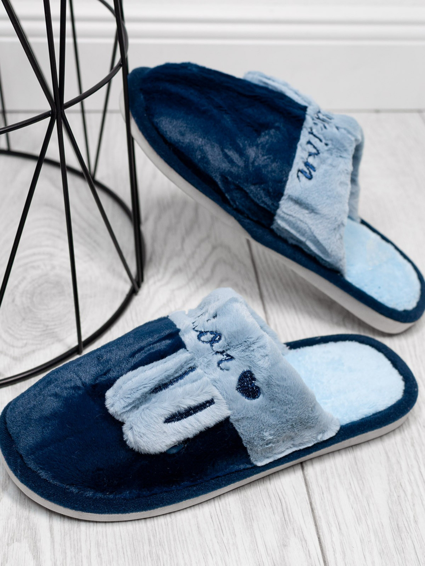 Капці ISSA Plus модель OB3-22_darkblue Фото