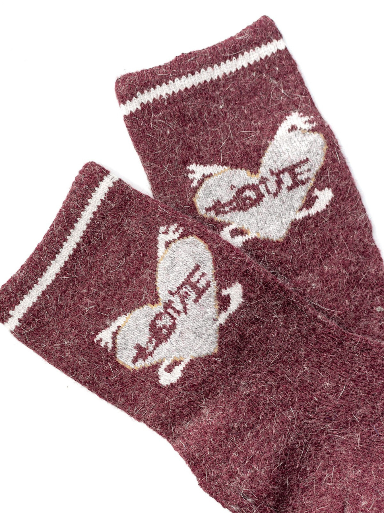 Носки ISSA Plus модель NS-212_burgundy Фото