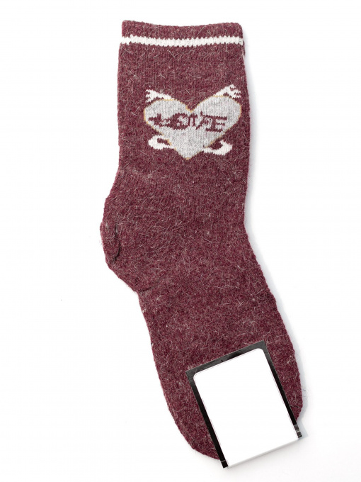 Шкарпетки ISSA Plus Модель NS-212_burgundy Фото