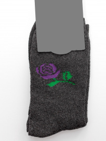 Носки ISSA Plus модель NS-213_darkgray Фото