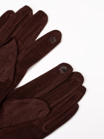 Перчатки ISSA Plus модель PE-08_darkbrown Фото