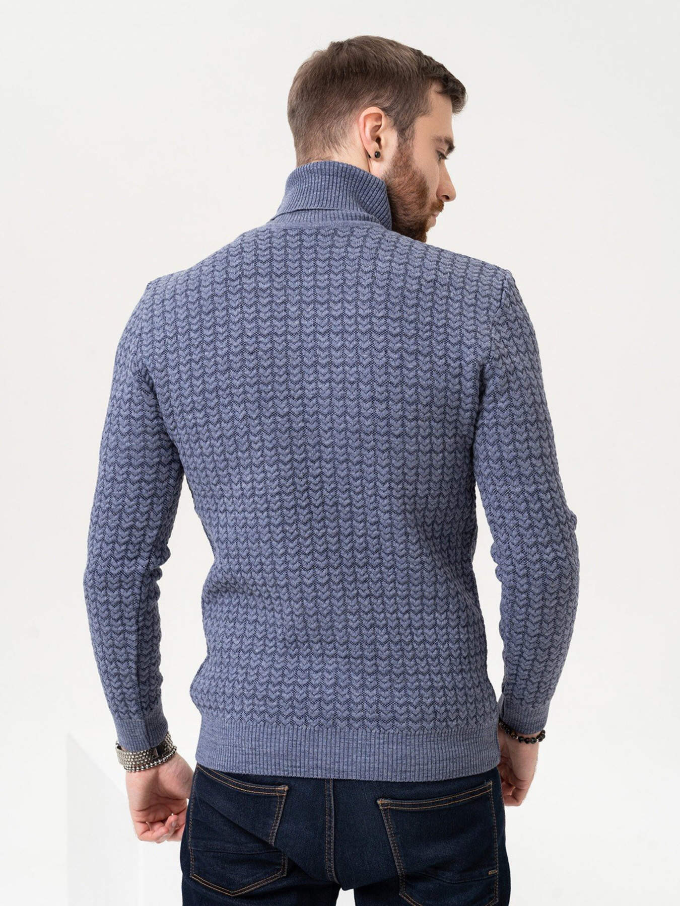 Светр ISSA Plus модель GN4-90_blue Фото