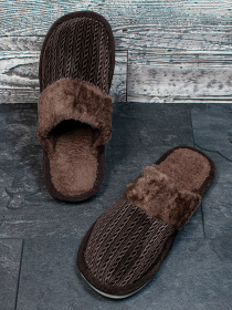 Тапки ISSA Plus модель GOB3-26_brown Фото