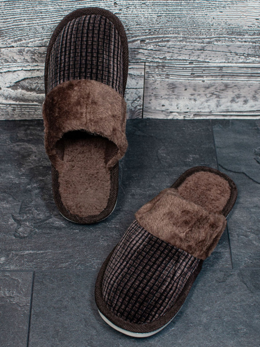 Тапки ISSA Plus модель GOB3-27_brown Фото