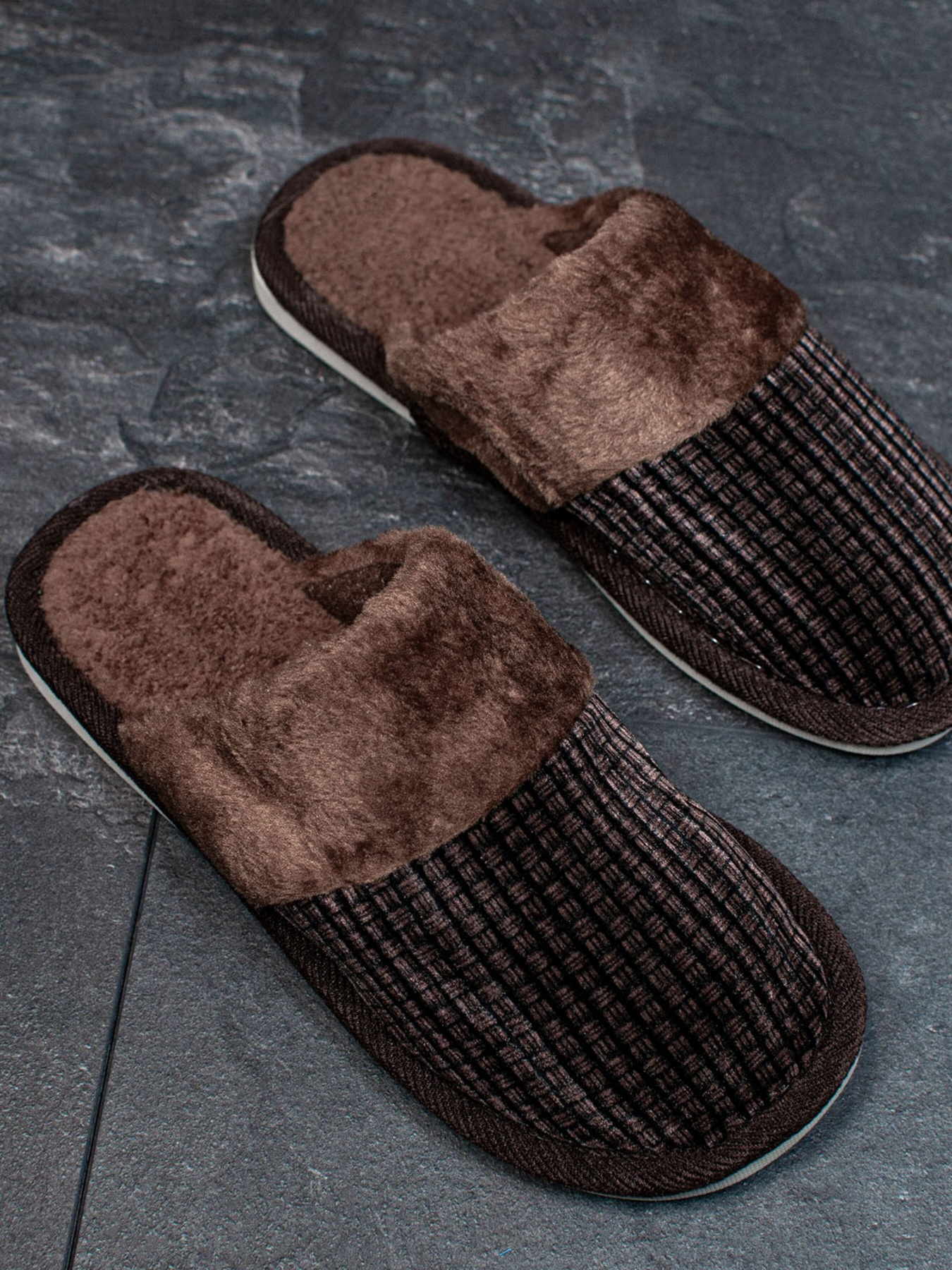 Тапки ISSA Plus модель GOB3-27_brown Фото