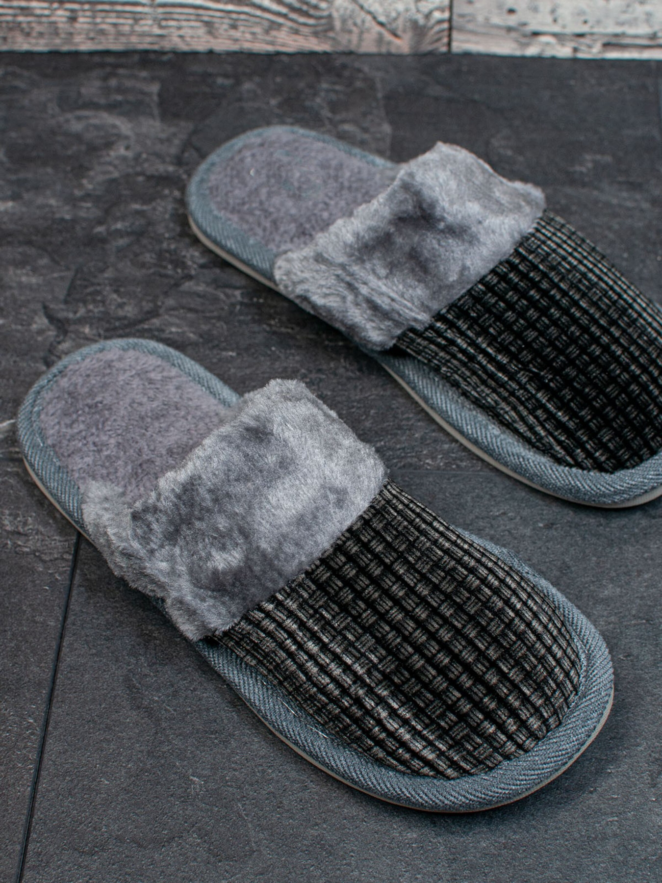 Тапки ISSA Plus модель GOB3-27_grey Фото