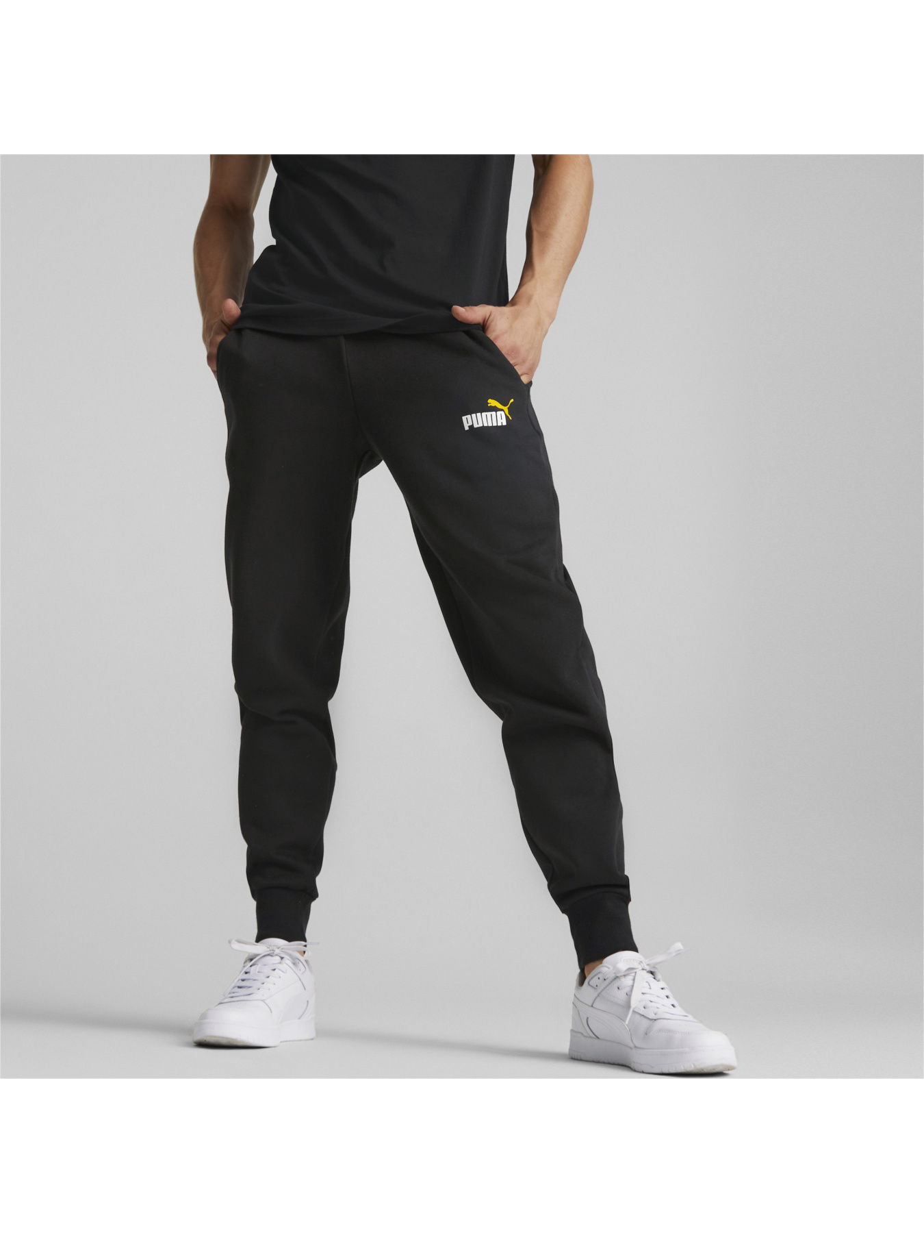 Джогери PUMA Ess+ 2 Col Logo Pants модель 586767 Фото
