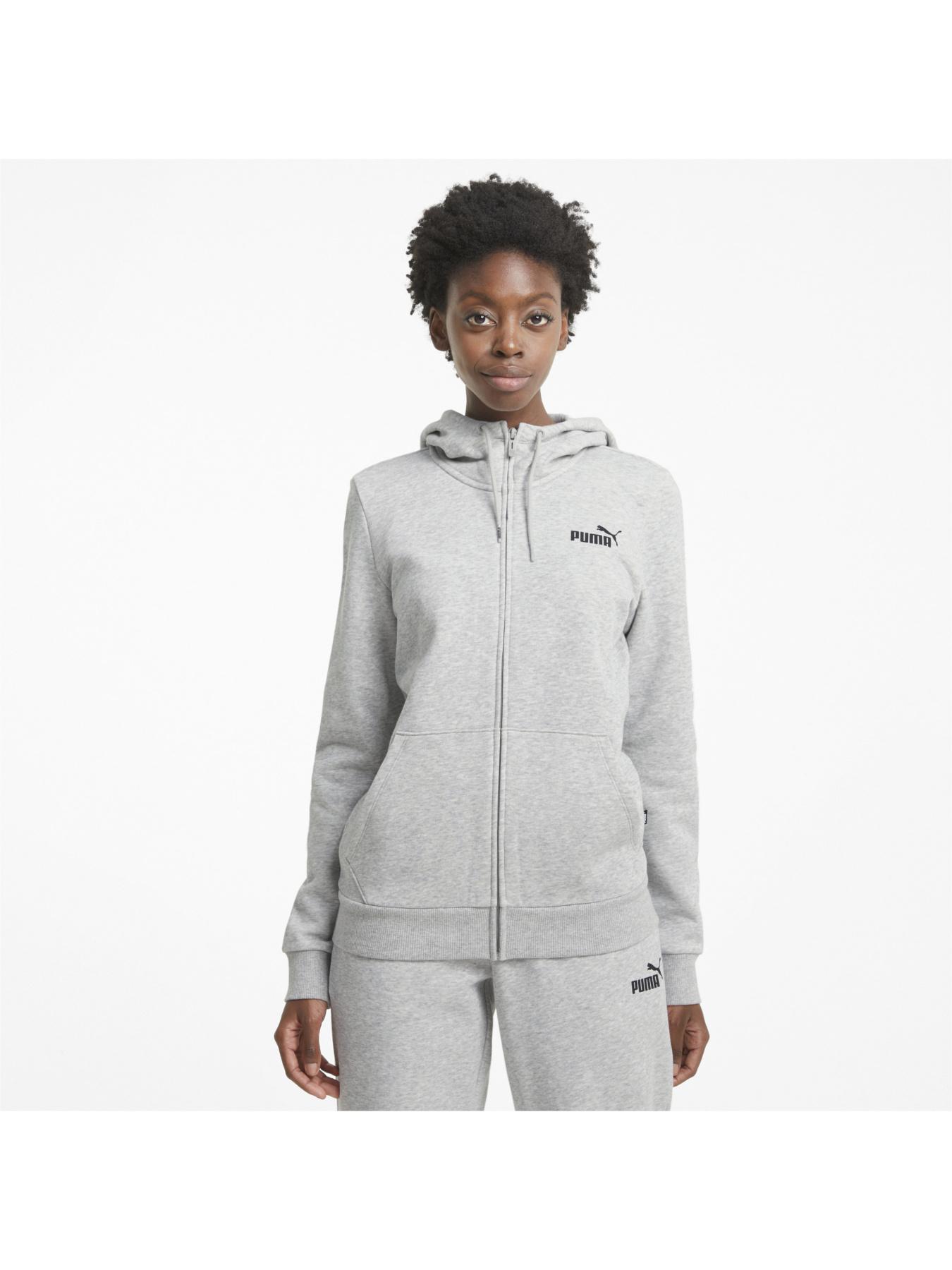 Спортивная кофта PUMA Ess Full-zip Hoodie модель 586811 Фото