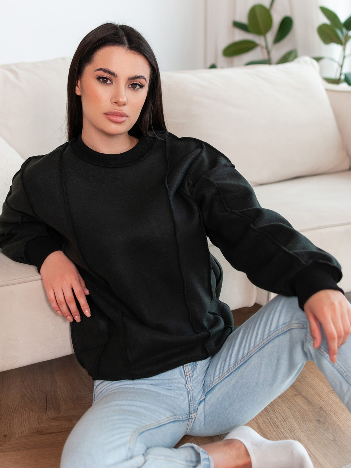 Свитшот ISSA Plus модель 13674_black Фото
