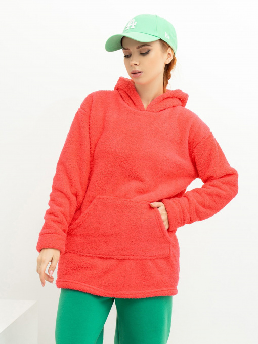 Худі ISSA Plus модель WN20-350_coral Фото