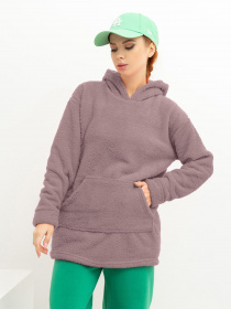 Худи ISSA Plus модель WN20-350_darkpink Фото