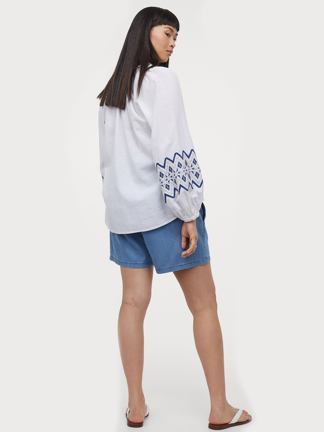 Джинсовые шорты H&M модель 55064 Фото