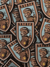 Значки Bezlad модель chevronbatiartwo Фото