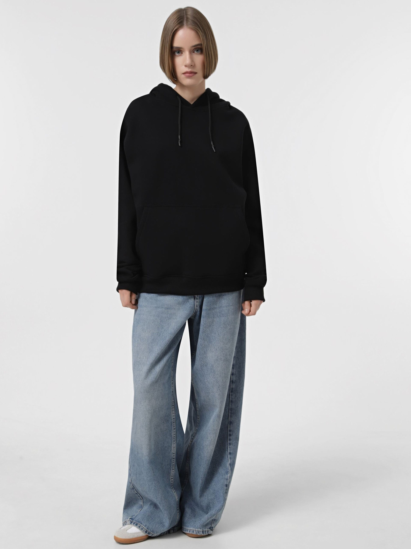 Худі Bezlad модель hoodiebasicblacktwo Фото