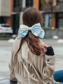 Желто-голубой бант. Коллекция "С Украиной в сердце" MyScarf модель mp169172 Фото