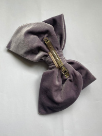 Бархатный большой бант цвета пыльная роза для волос MyScarf модель mp169173 Фото