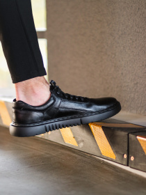 Кеды низкие Legessy модель 030_BLACK Фото