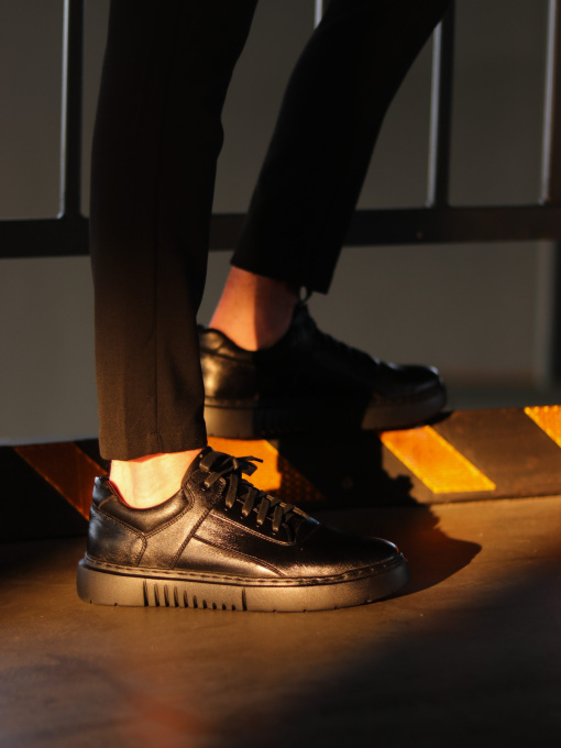 Кеды низкие Legessy модель 030_BLACK Фото