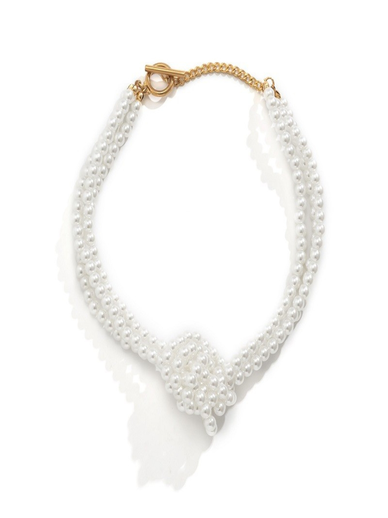 Ожерелья без кулона ISSA Plus модель AK-245_white Фото