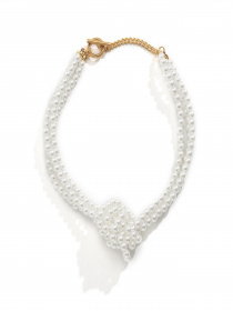 Намисто без кулона ISSA Plus модель AK-245_white Фото