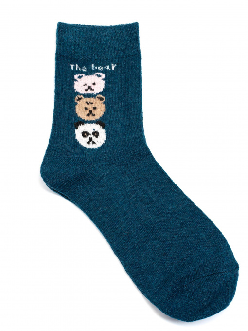 Носки ISSA Plus модель NS-169_turquoise Фото