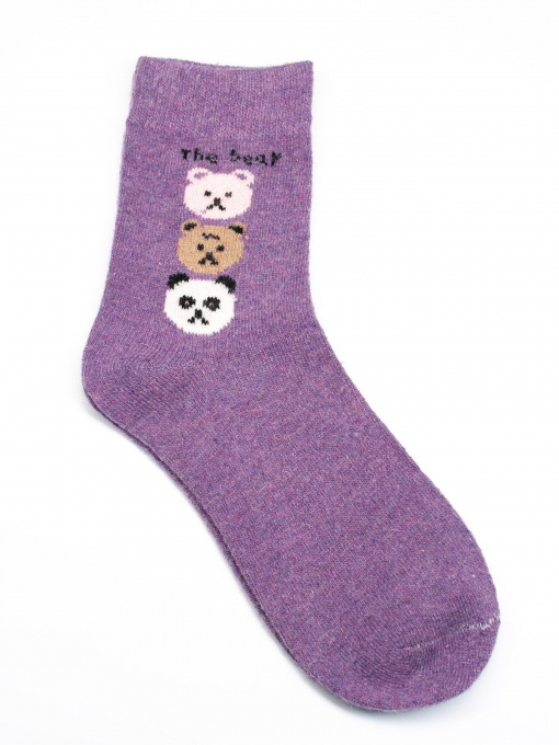 Носки ISSA Plus модель NS-169_lilac Фото