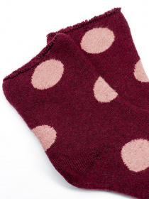 Носки ISSA Plus модель NS-217_burgundy Фото