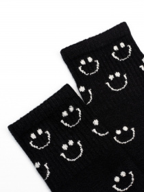 Носки ISSA Plus модель NS-222_blackwhite Носки ISSA Plus модель NS-222_blackwhite Фото