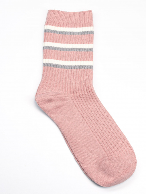 Носки ISSA Plus модель NS-224_pinkwhite Фото