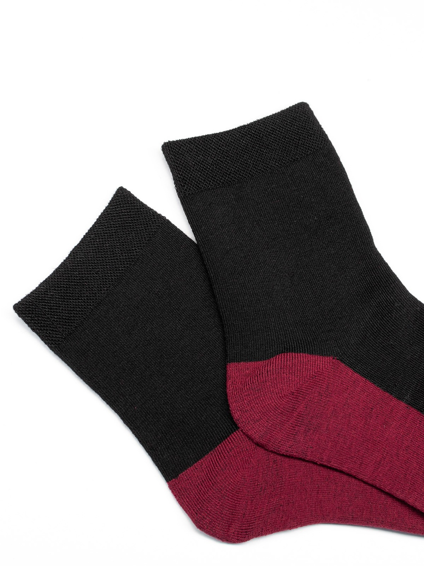 Носки ISSA Plus модель NS-226_blackburgundy Фото