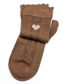 Носки ISSA Plus модель NS-228_brown Носки ISSA Plus модель NS-228_brown Фото