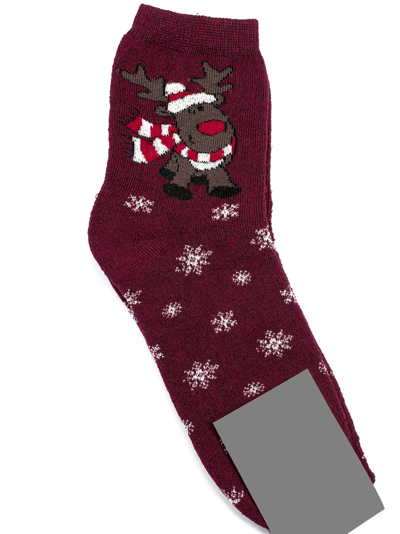 Носки ISSA Plus модель NS-234_burgundy Фото