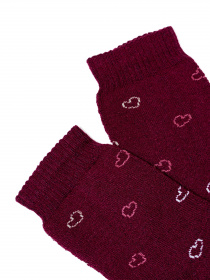 Шкарпетки ISSA Plus модель NS-241_burgundy Фото