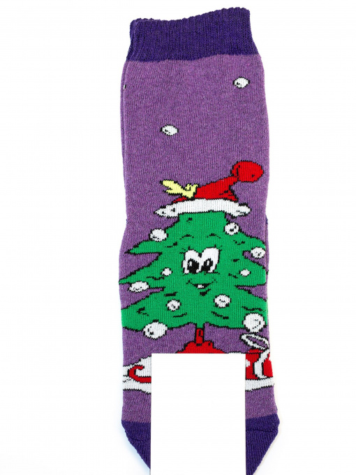 Носки ISSA Plus модель NS-246_purple Фото