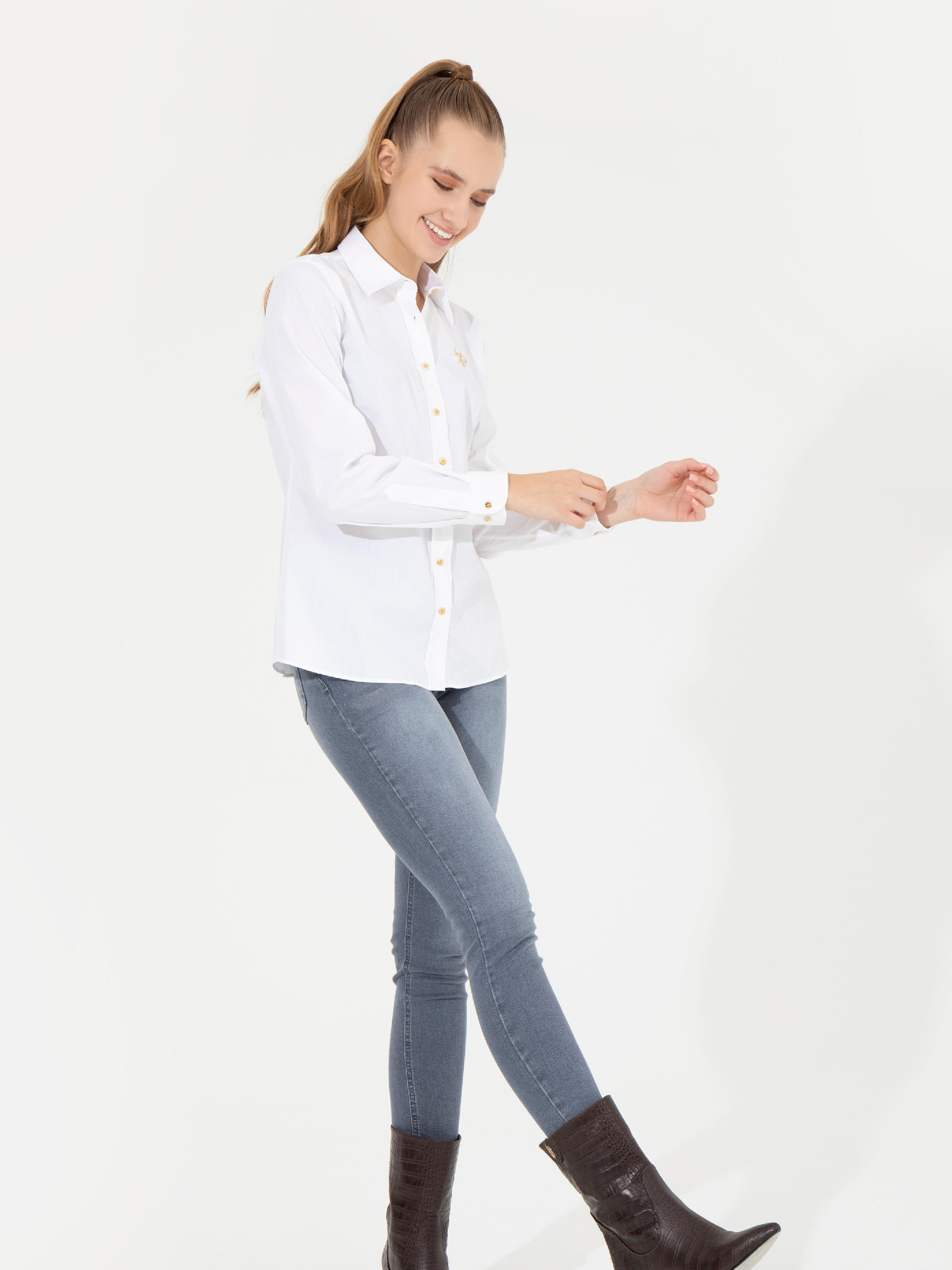 Рубашка US Polo модель G082SZ004.000.1450230.VR013 Фото